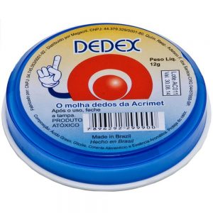 ”MOLHADOR DE DEDO PASTA DEDEX”
