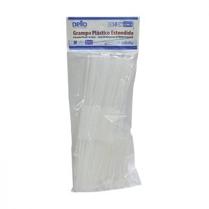 ”GRAMPO P/PASTA PLASTICO BCO DELLO”