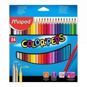 ”LAPIS DE COR MAPED C/24 CORES”