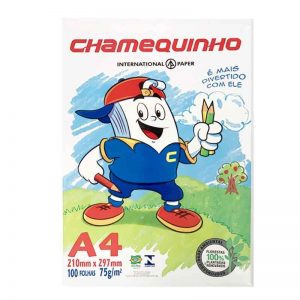 ”CHAMEQUINHO BRANCO A4C/100FLS (CXC/50PCTS)”